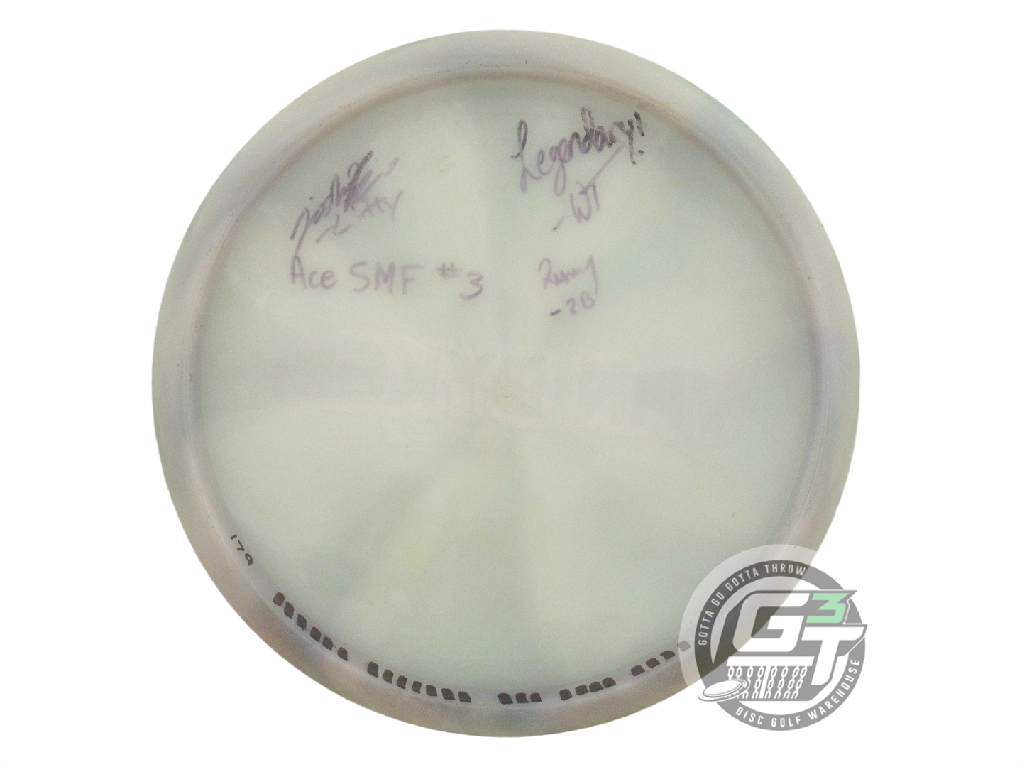 USED Discraft [VAN DYKEN] Z Swirl Meteor 179g Smoke White Stamp Midrange Disc