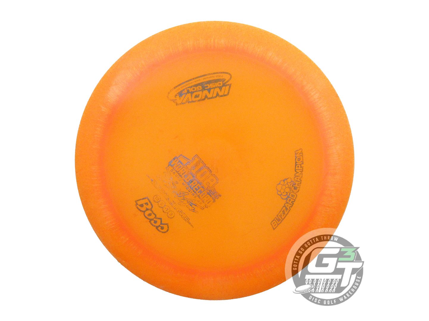 USED Innova Blizzard Boss 157g Orange Blue Foil Distance Driver Golf Disc