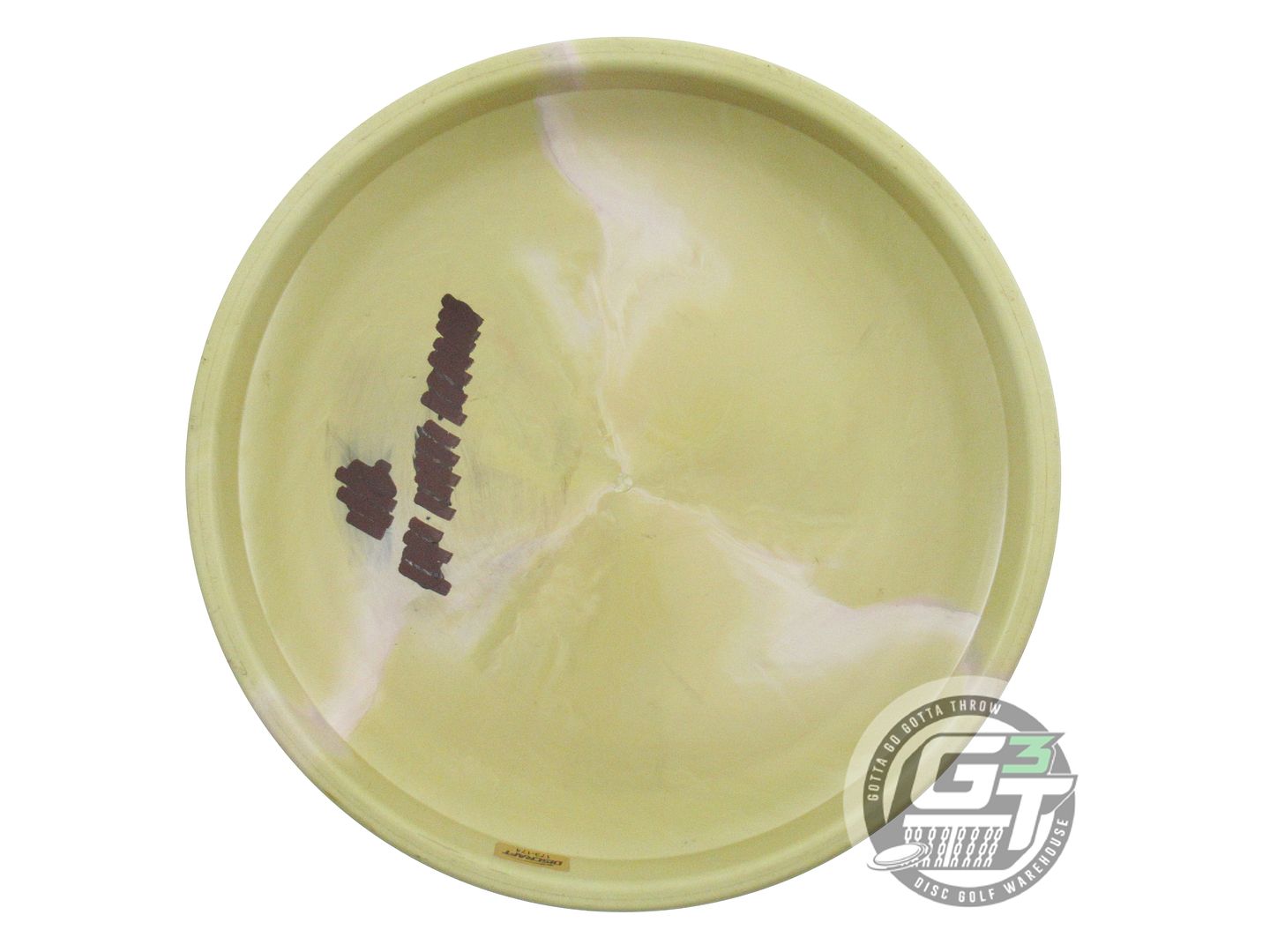 USED Discraft [ACE RACE] ESP Putt'r 178g Olive-Gray Blue Stamp Putter Golf Disc