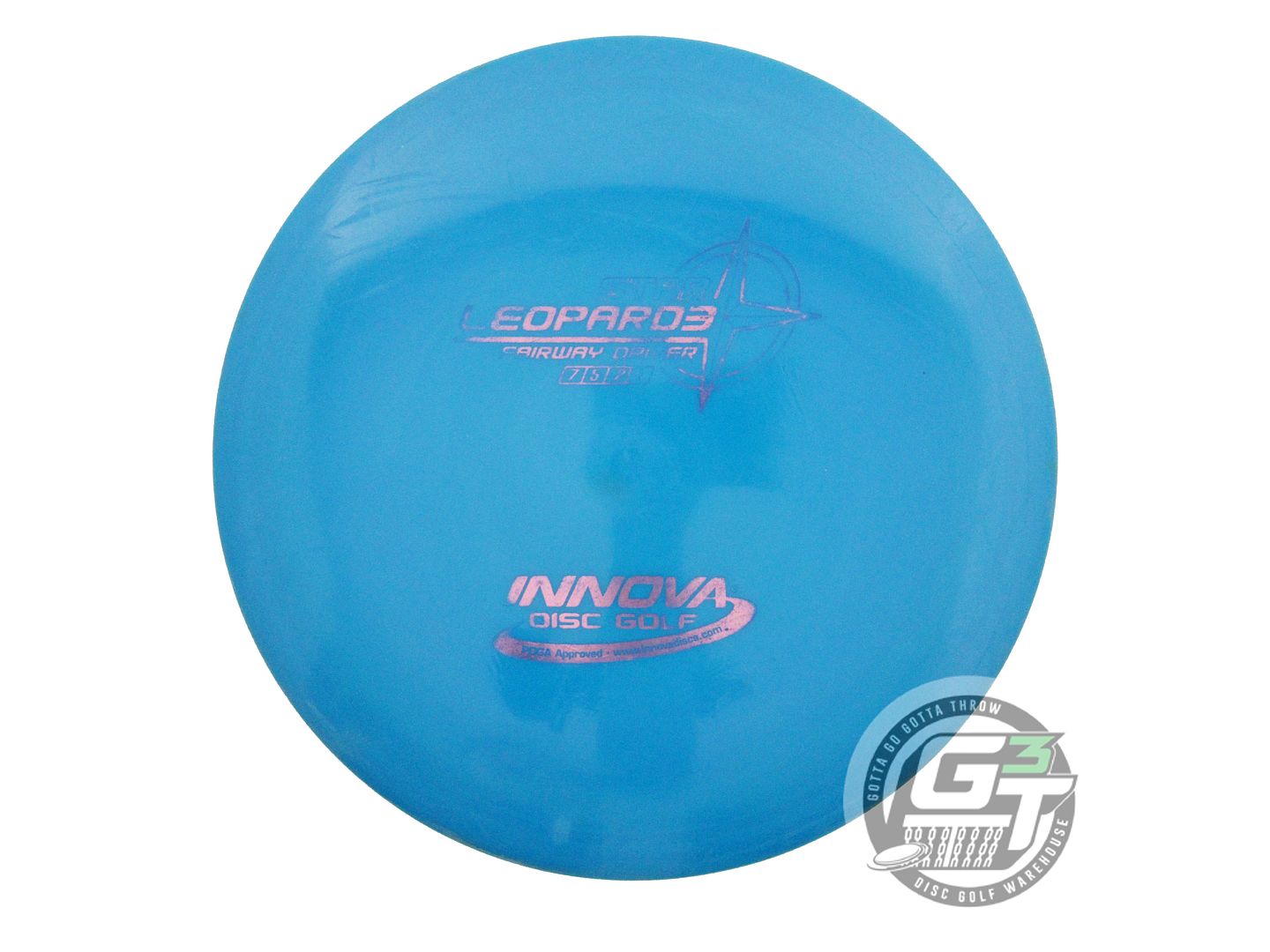 USED Innova Star Leopard3 155g Blue Pink Foil Fairway Driver Golf Disc