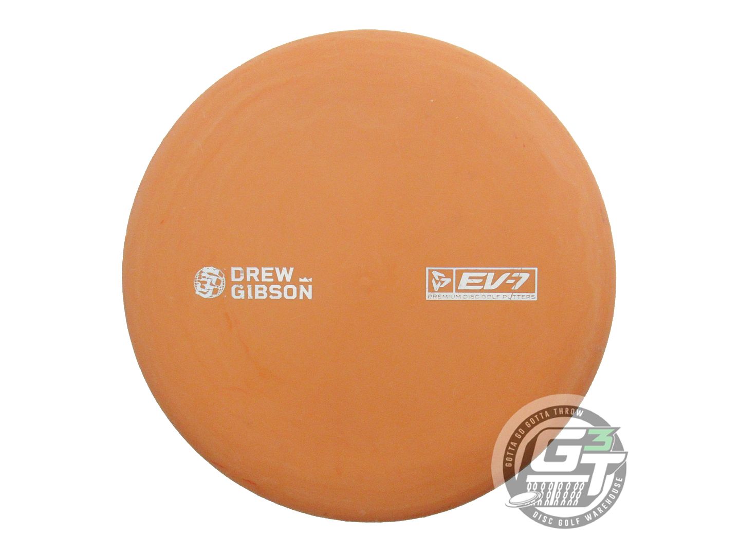 USED EV-7 [GIBSON] OG Medium Penrose 174g Orange Silver Foil Putter Golf Disc