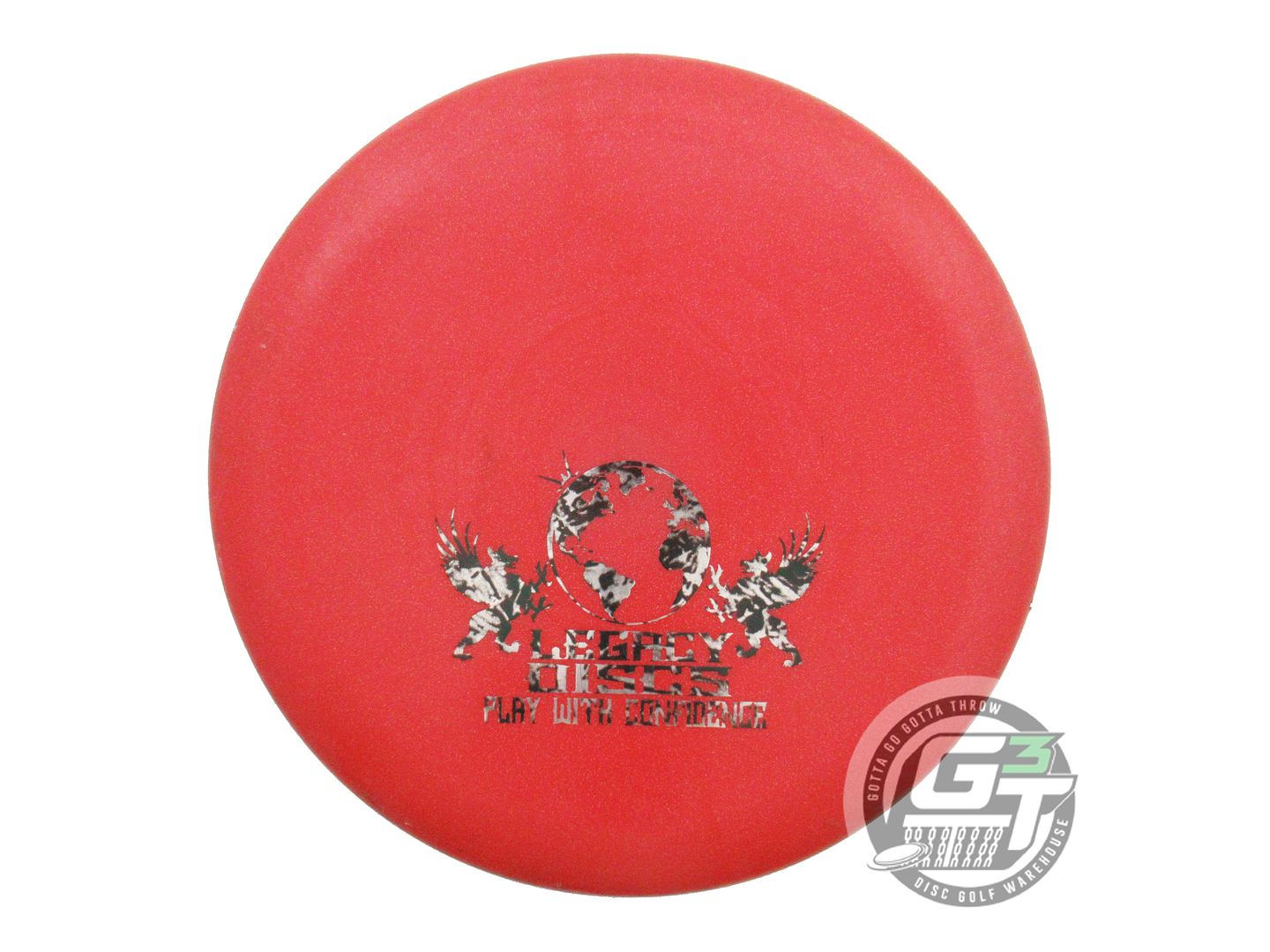 USED Legacy Discs Icon Hunter 174g Red TEAM STAMP Putter Golf Disc