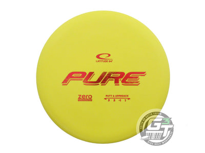 Latitude 64 Zero Line Medium Pure Putter Golf Disc (Individually Listed)