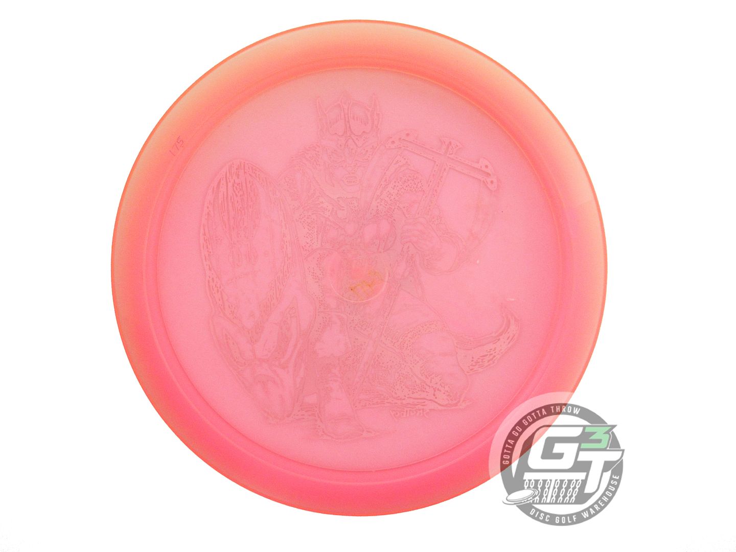 USED Innova XXL BARBARIAN Champion Teebird 175g Pink Gold Star Foil Driver Disc
