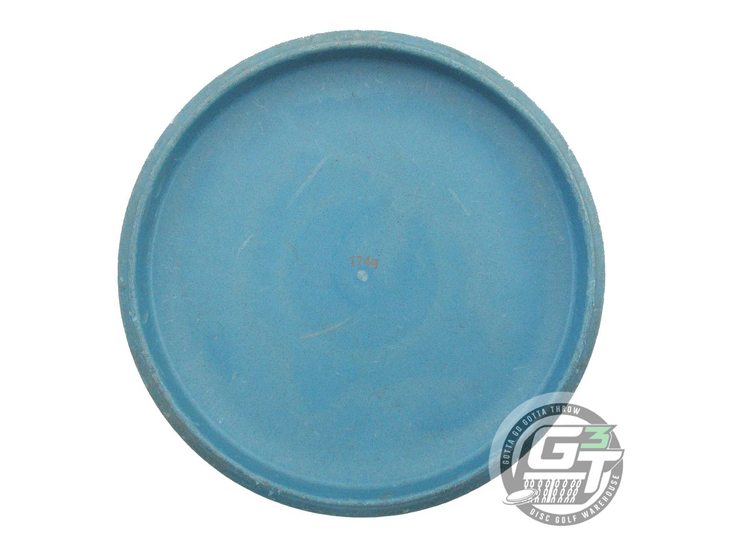 USED Discraft PROTO Rubber Blend Kratos 174g Blue Gold Shatter Putter Golf Disc