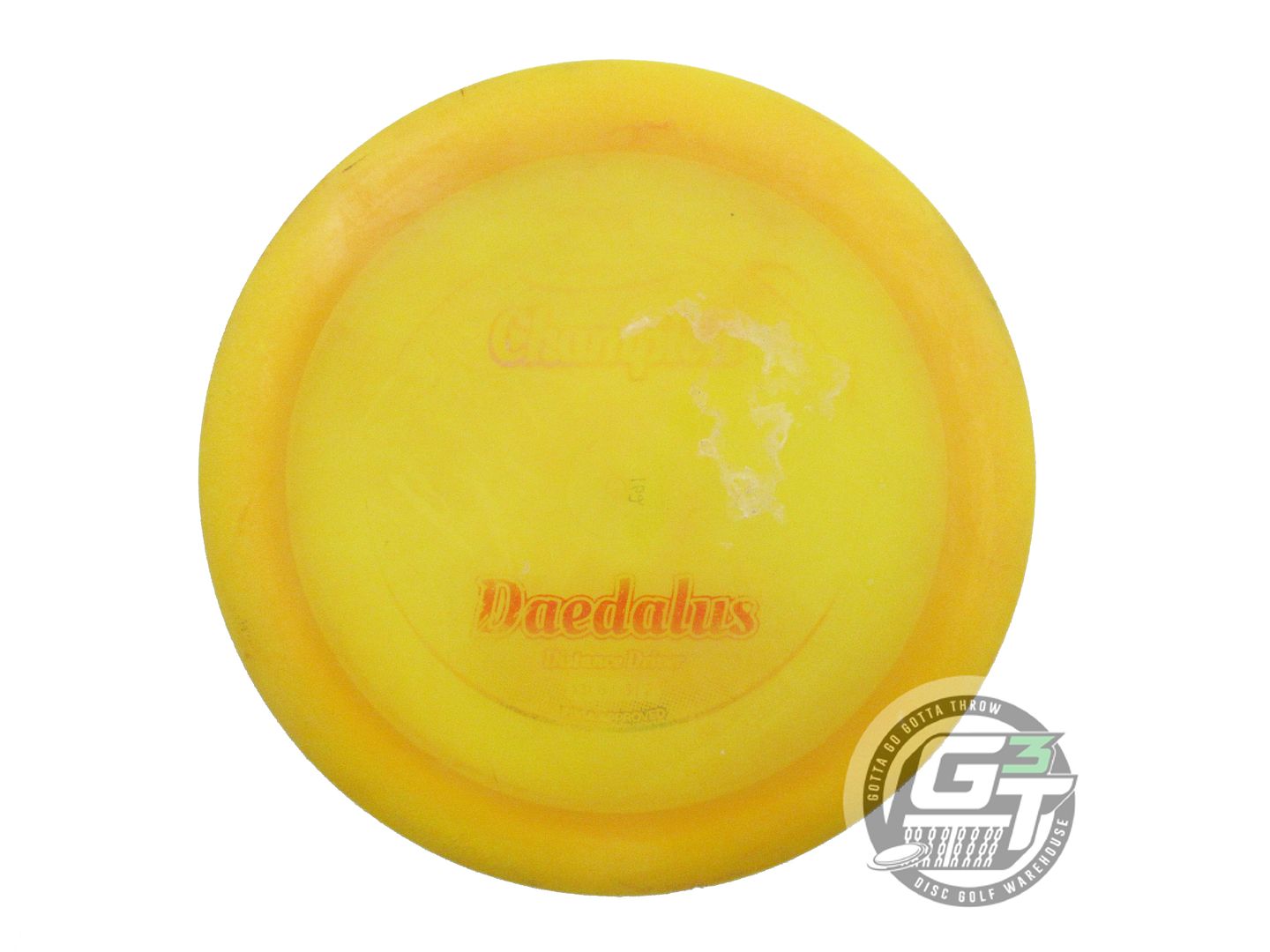 USED Innova Champion Daedalus 162g Marigold Red Foil Distance Driver Golf Disc