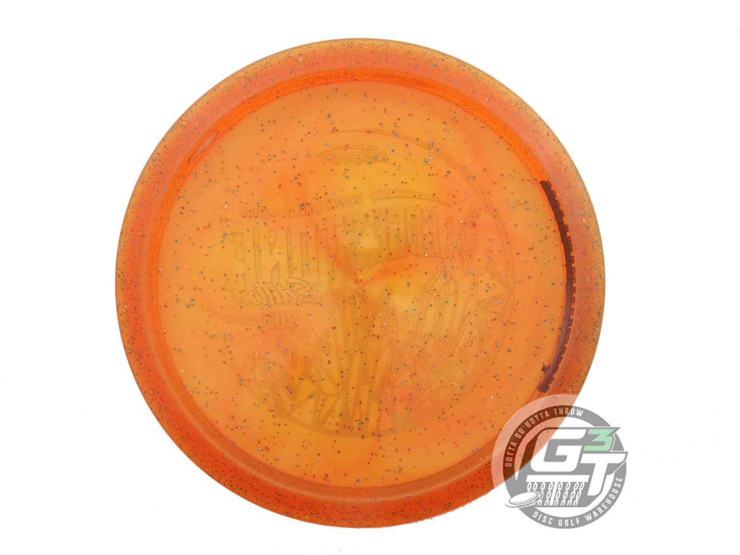 USED Discraft [LEDGESTONE] CryZtal Sparkle Sting 178g Orange Driver Golf Disc
