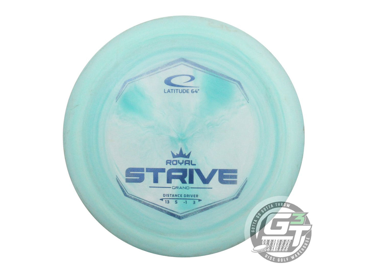 USED Latitude 64 Royal Grand Strive 175g Seafoam Blue Foil Distance Driver Disc