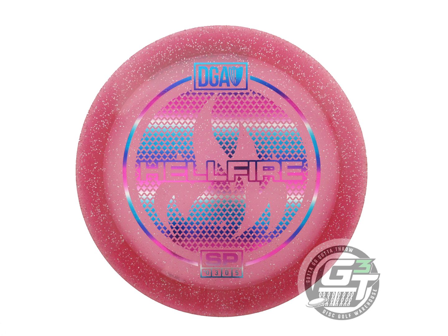 USED DGA SP Line Hellfire 172g Pink Miami Foil Fairway Driver Golf Disc