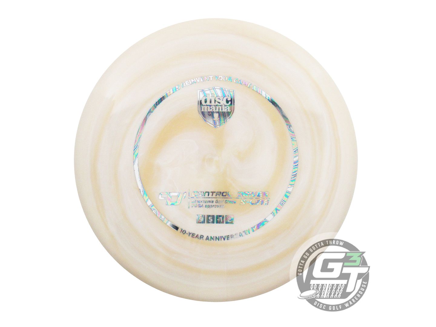 USED DiscMania [10 YEAR] S-Line CD1 174g Gold-Cream Distance Driver Golf Disc