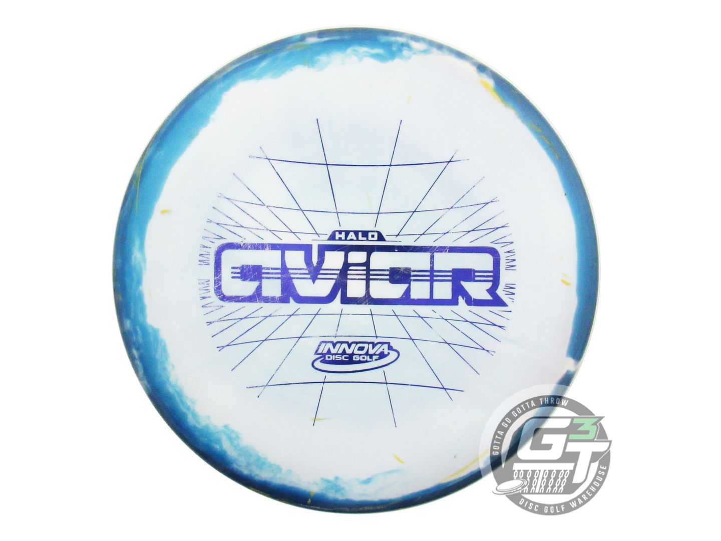USED Innova Halo Star Aviar 173g Blue-White Putter Golf Disc