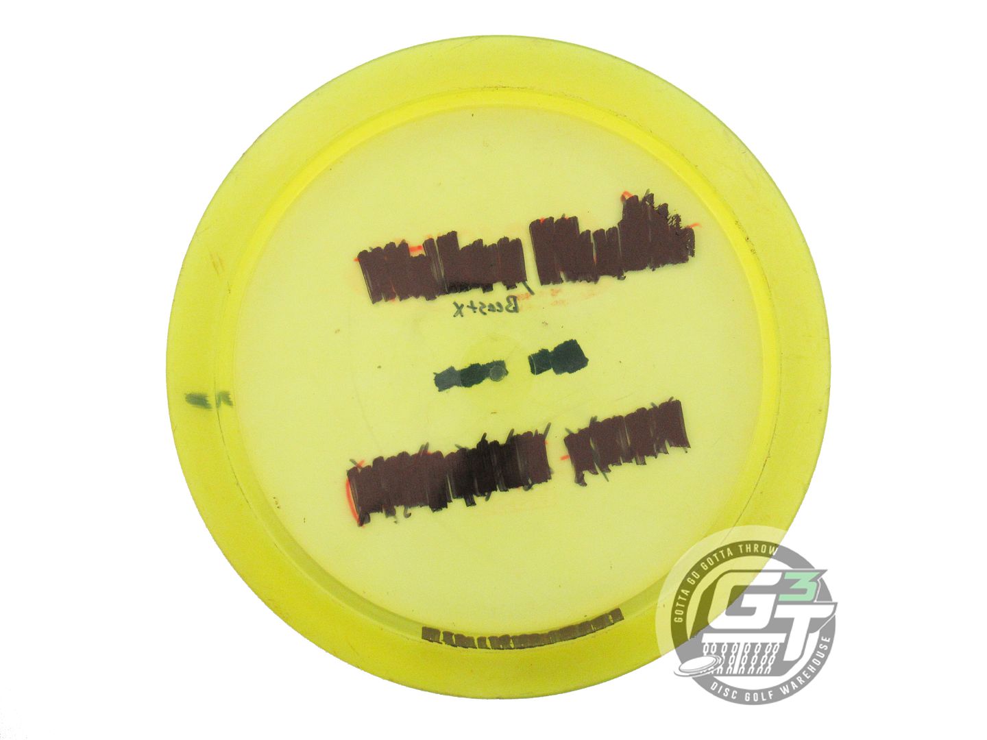 USED Innova Champion Beast-X 168g Yellow Wiped Stamp Distance Driver Golf Disc