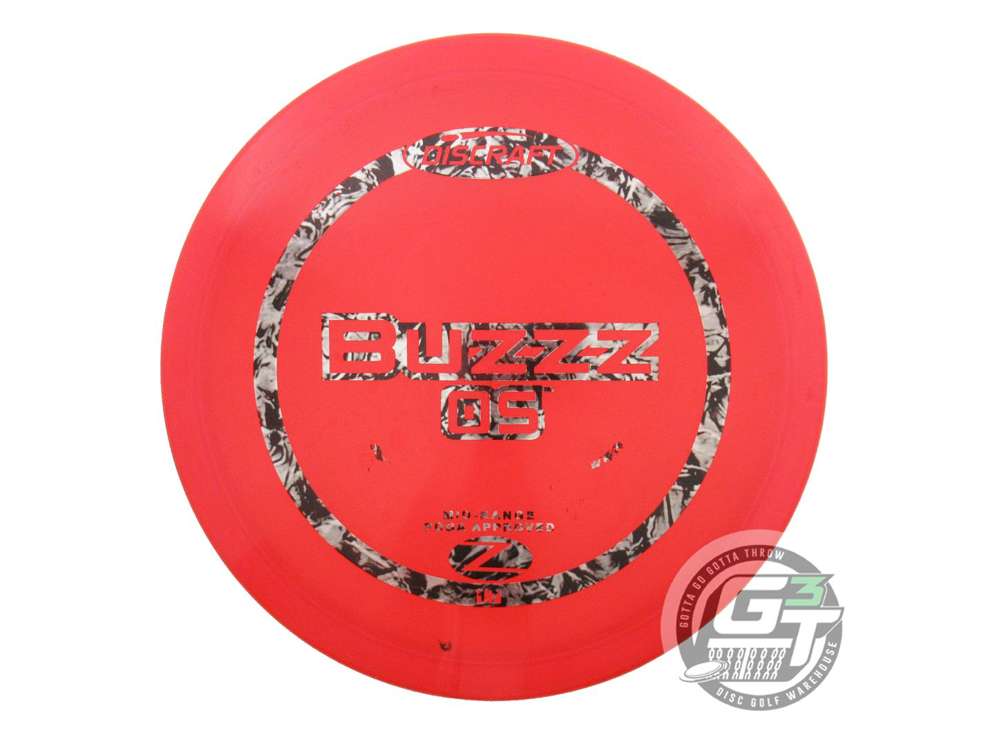 USED Discraft Z Buzzz OS 181g Red Snake Foil Midrange Golf Disc