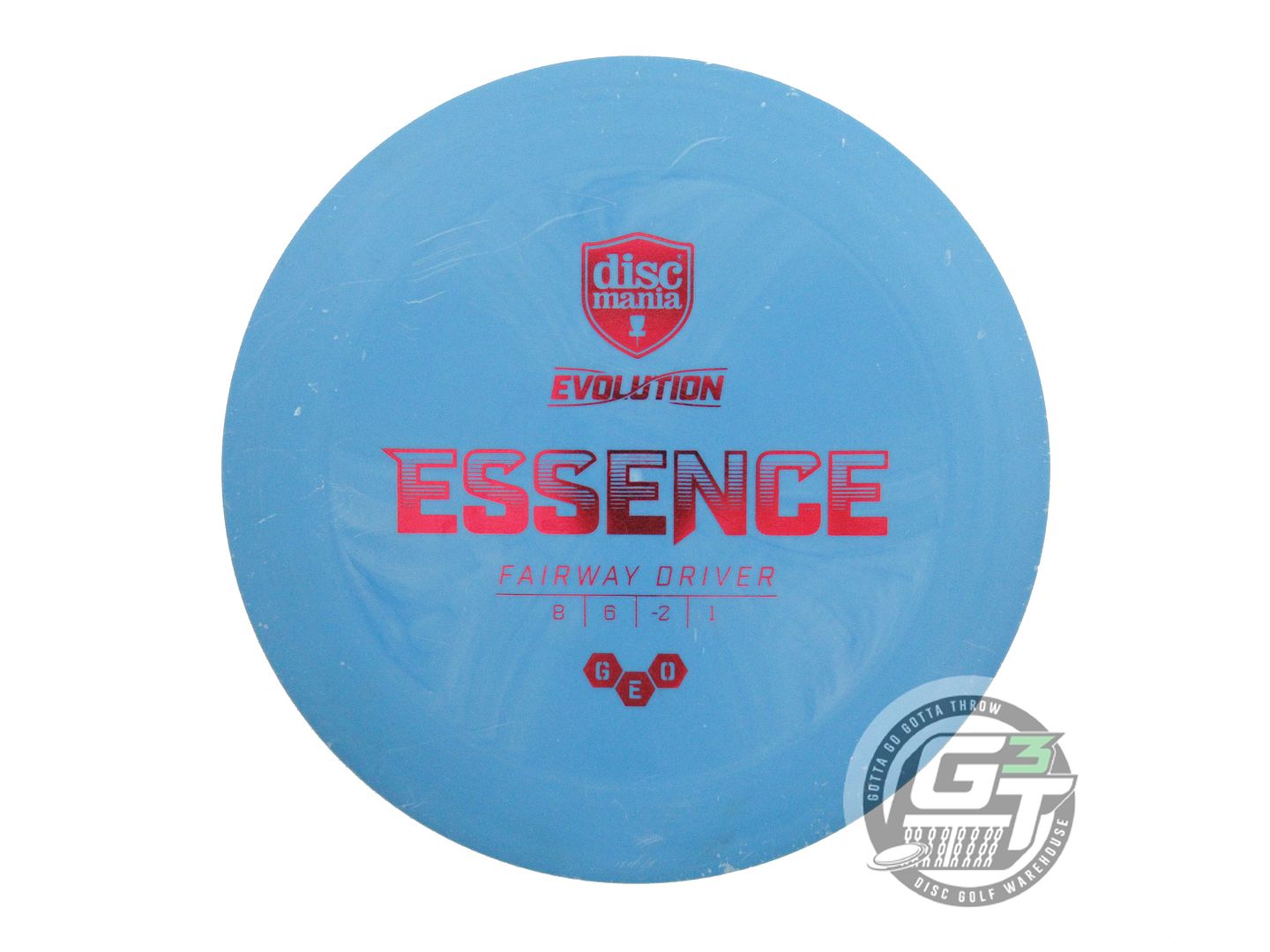 USED DiscMania GEO Essence 173g Blue Red Foil Driver Golf Disc