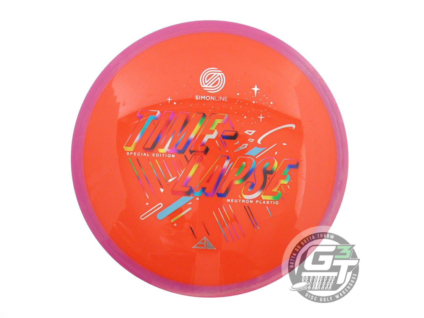 USED Axiom Discs [SE] Neutron Time Lapse 175g Red Purple Rim Driver Golf Disc