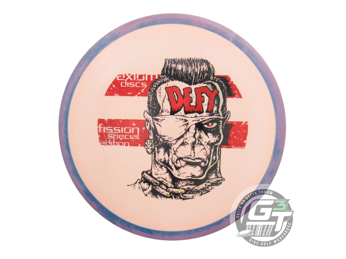 USED Axiom Discs [SE] Fission Defy 157g Peach Purple Rim Distance Driver Disc