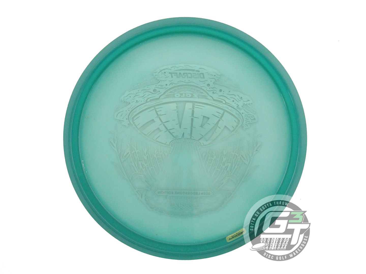 NOS Discraft [LEDGESTONE] Z Glo Zone 175g Green Gold Holo Foil Putter Golf Disc
