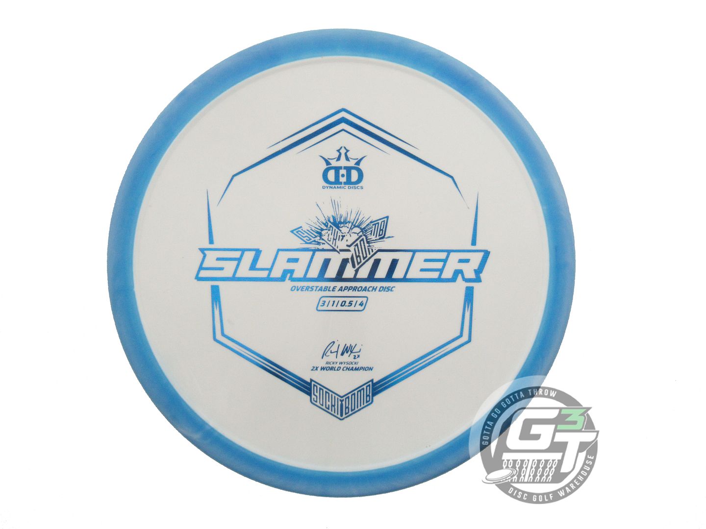 Dynamic Discs Limited Edition Ricky Wysocki Ignite Stamp V3 Supreme Classic Orbit Sockibomb Slammer Putter Golf Disc (Individually Listed)
