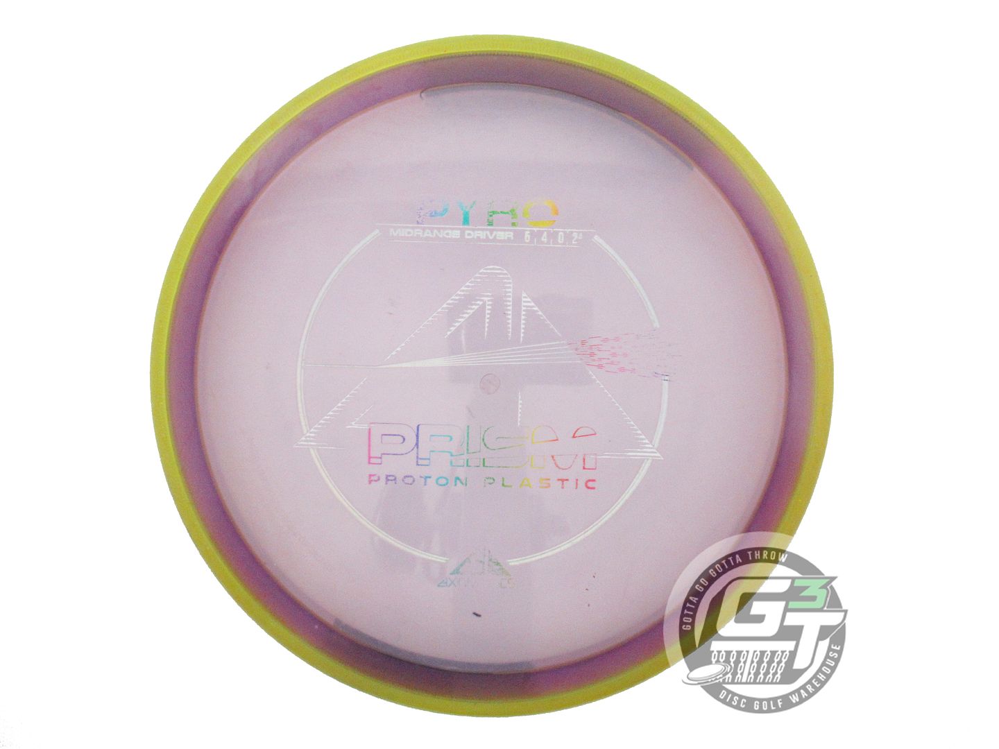 USED Axiom Discs Prism Proton Pyro 179g Purple Lime Rim Midrange Disc