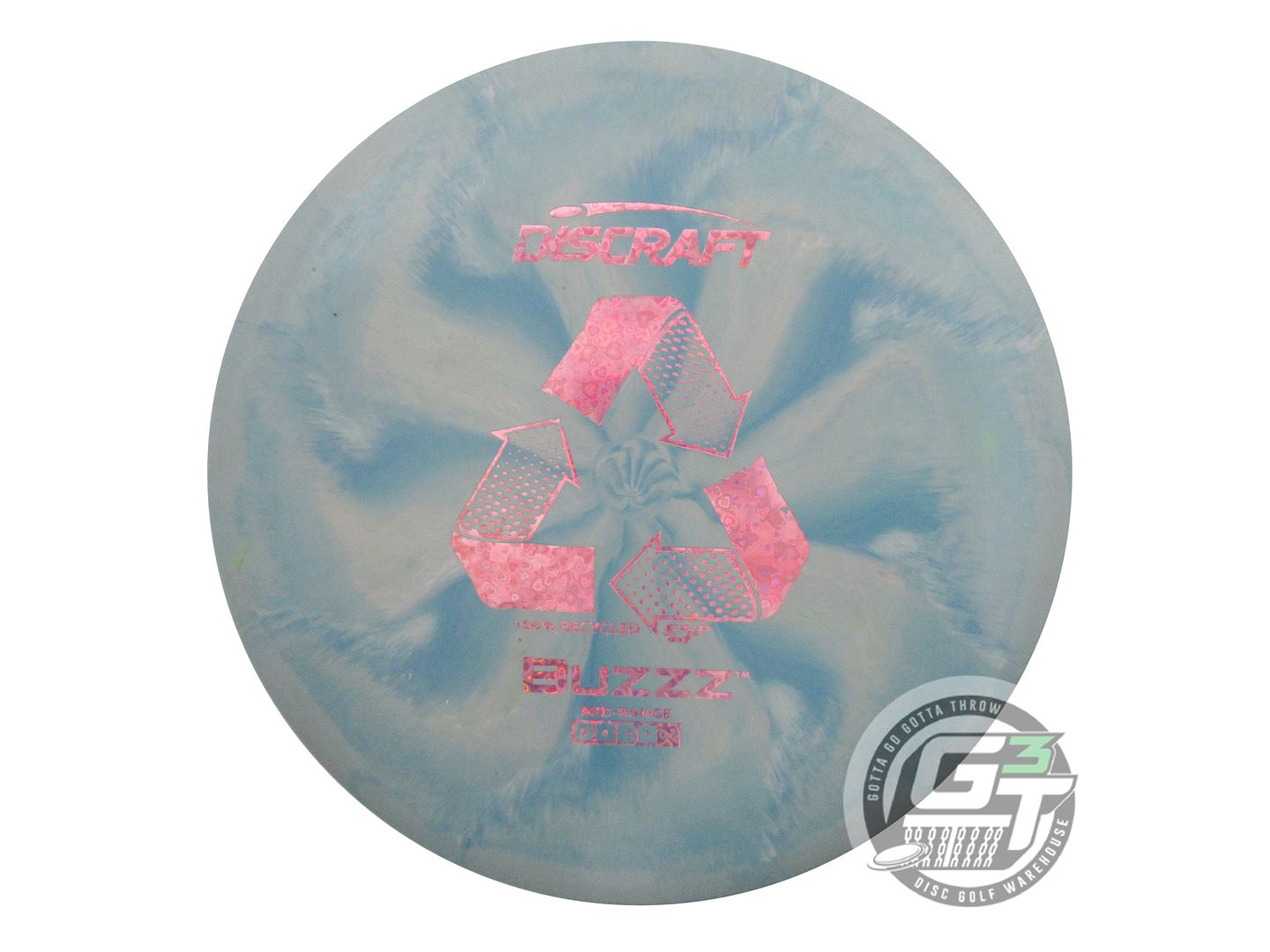 USED Discraft Recycled ESP Buzzz 179g Blue-Gray Midrange Golf Disc