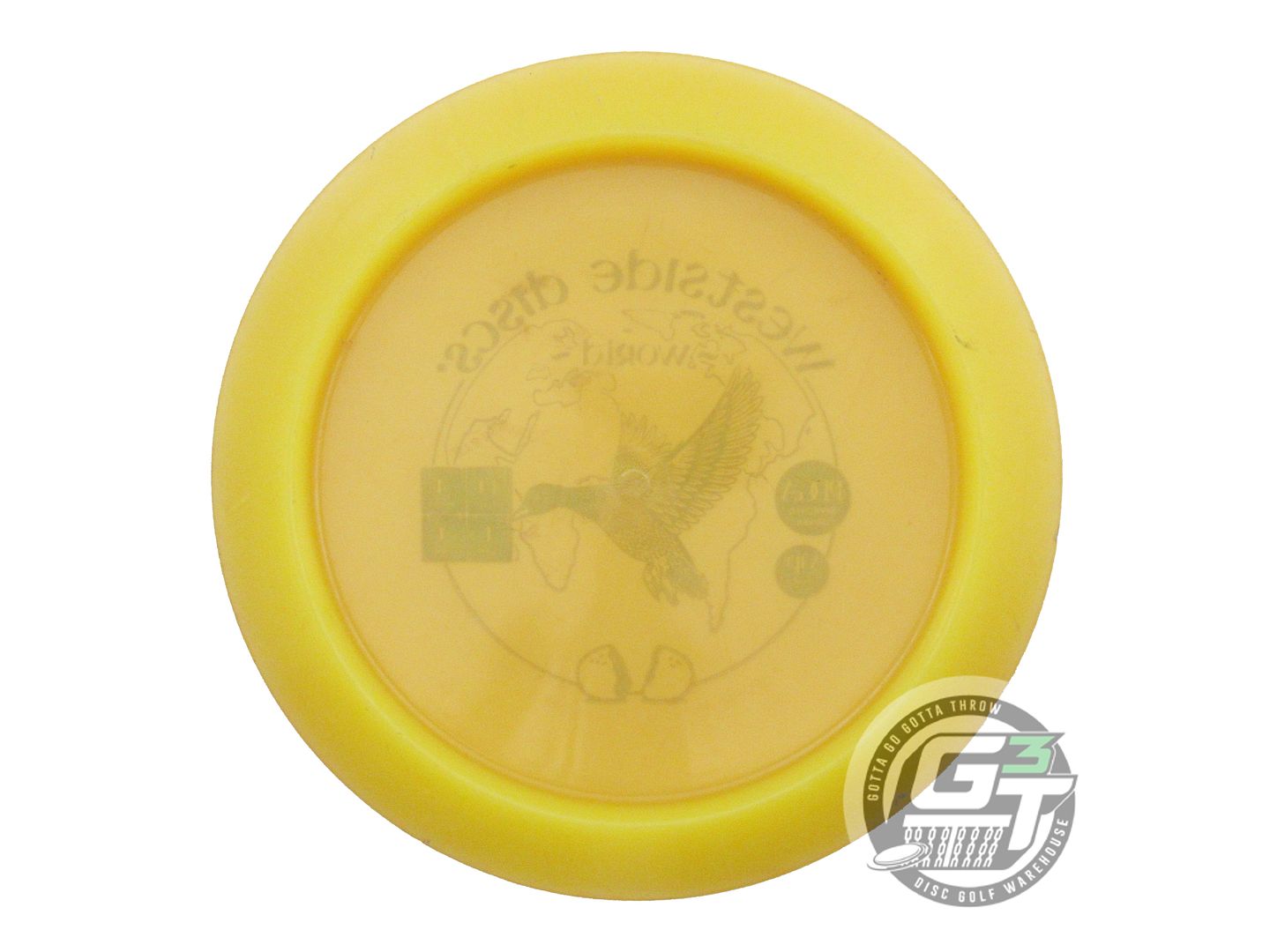 USED Westside Discs VIP World 175g Yellow Black Stamp Distance Driver Golf Disc