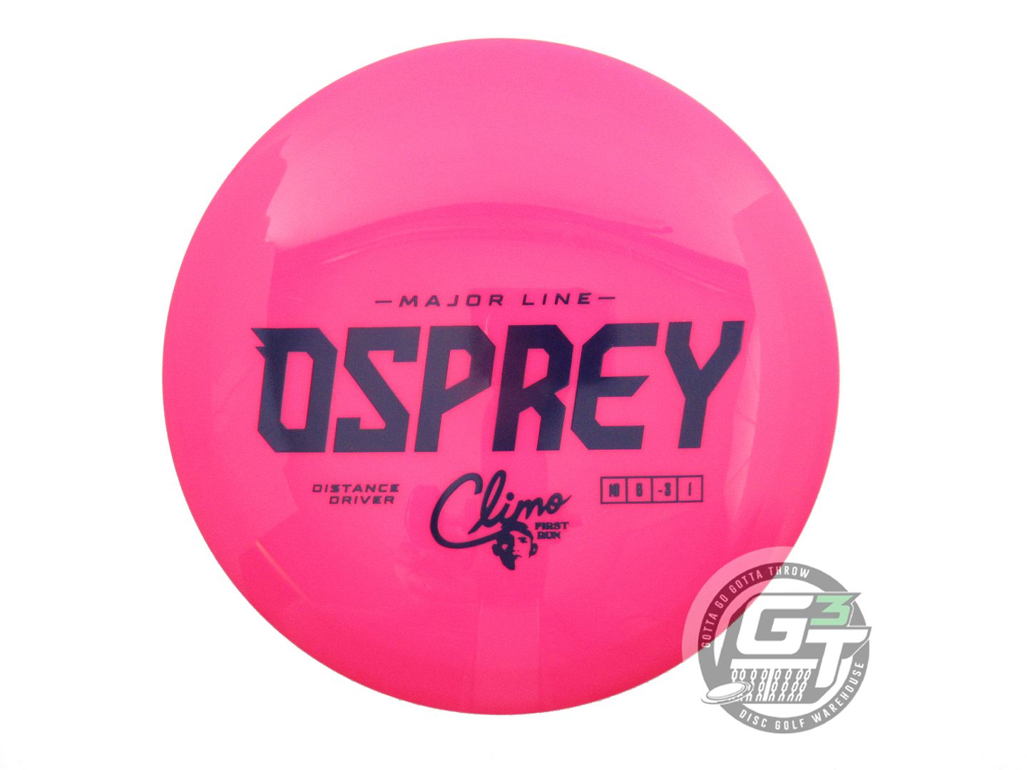 Climo First Run Major Line Osprey Distance Driver Golf Disc (Individually Listed)