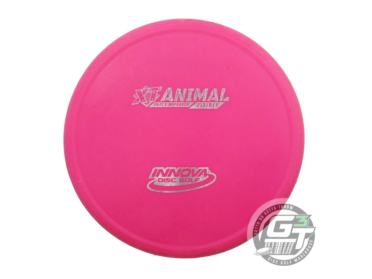 USED Innova XT Animal 174g Hot Pink Silver Foil Midrange Golf Disc ...