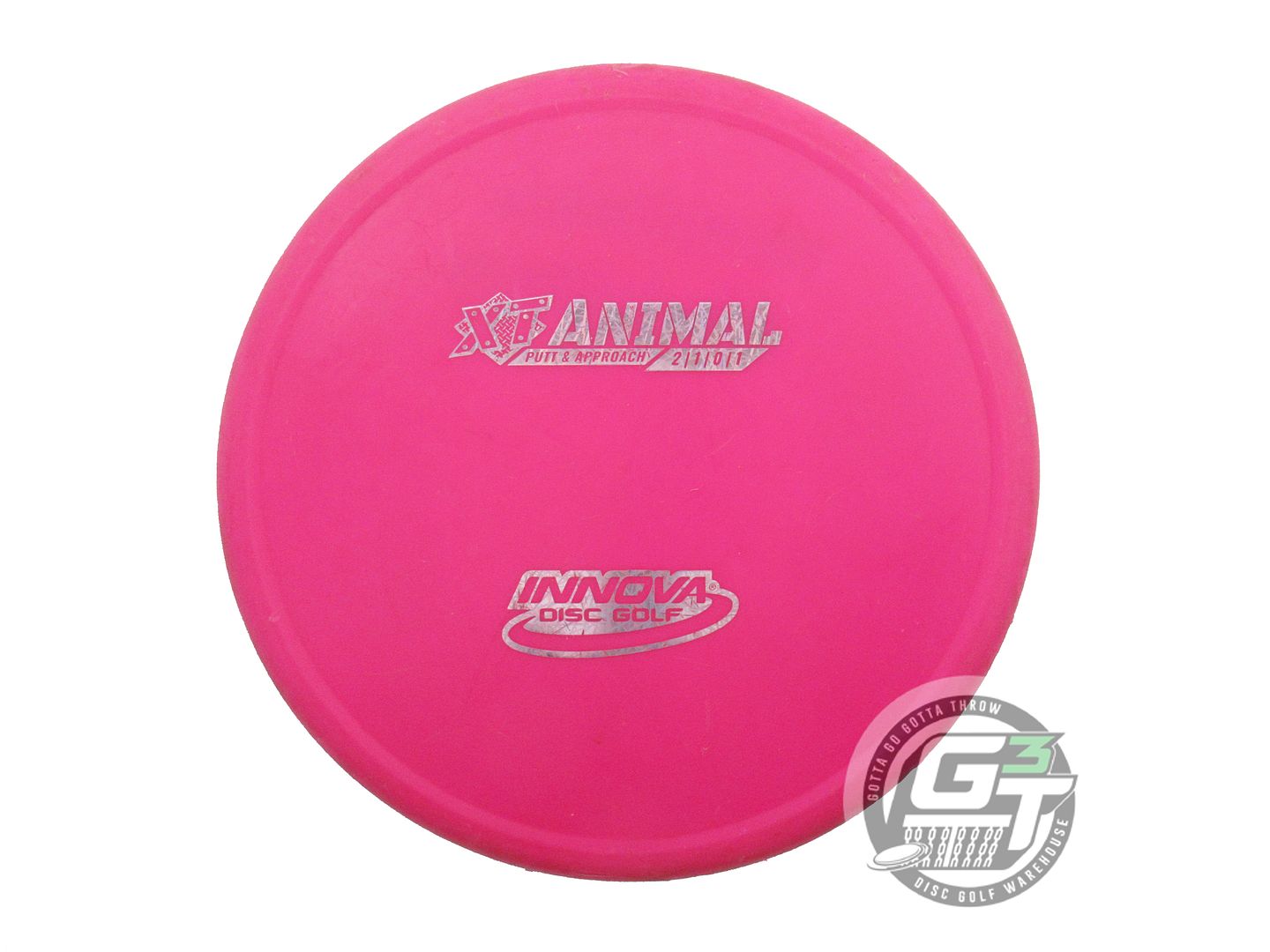 USED Innova XT Animal 174g Hot Pink Silver Foil Midrange Golf Disc