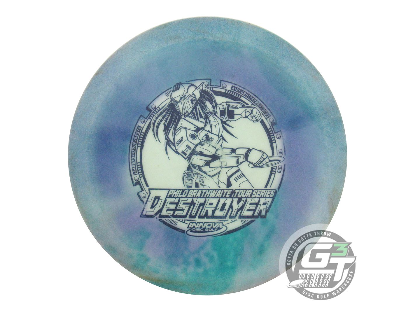 USED Innova [BRATHWAITE] Glow Star Destroyer 169g HOME DYED Driver Golf Disc