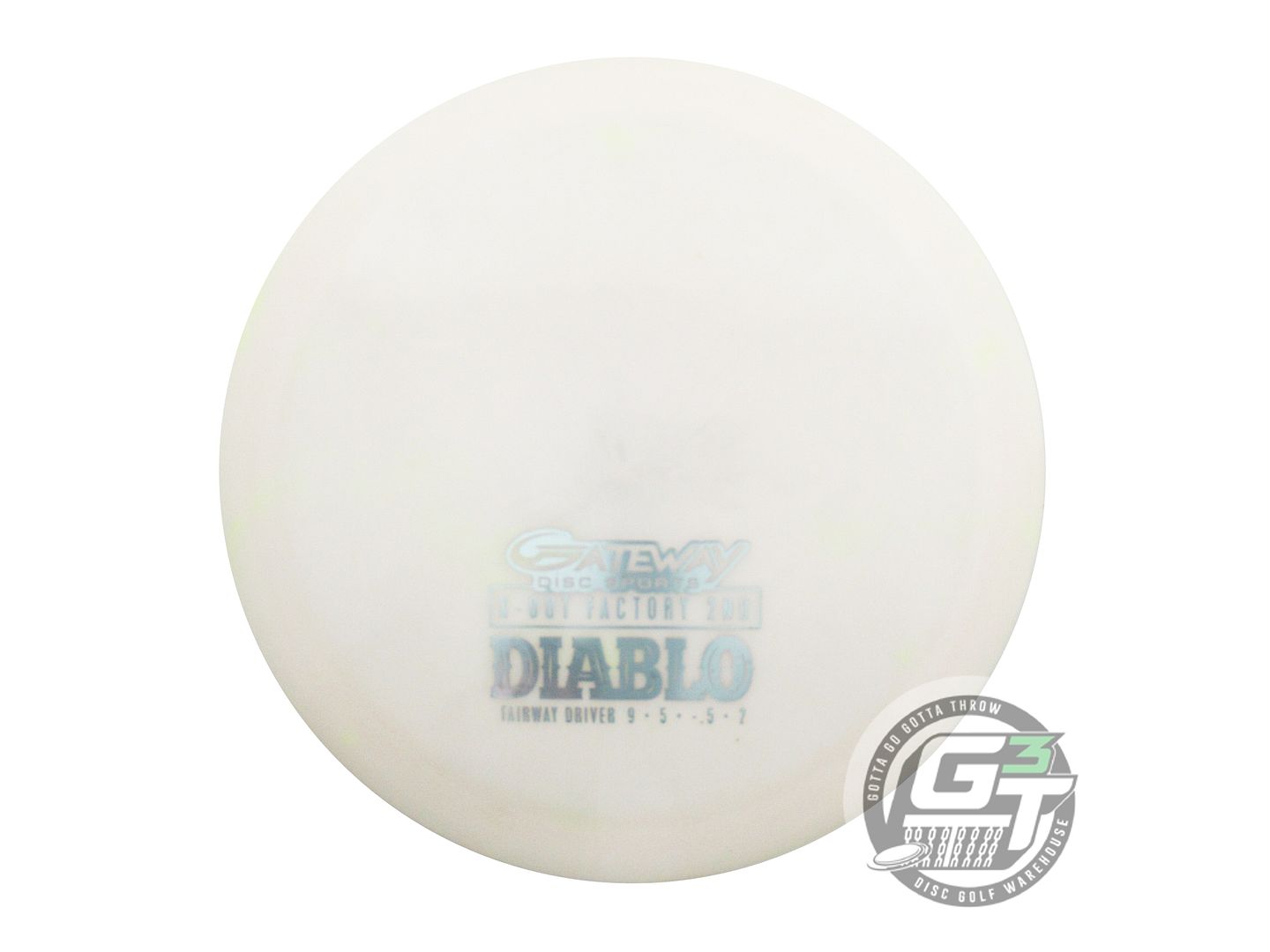 USED Gateway X-OUT Diamond Diablo 165g White Distance Driver Golf Disc