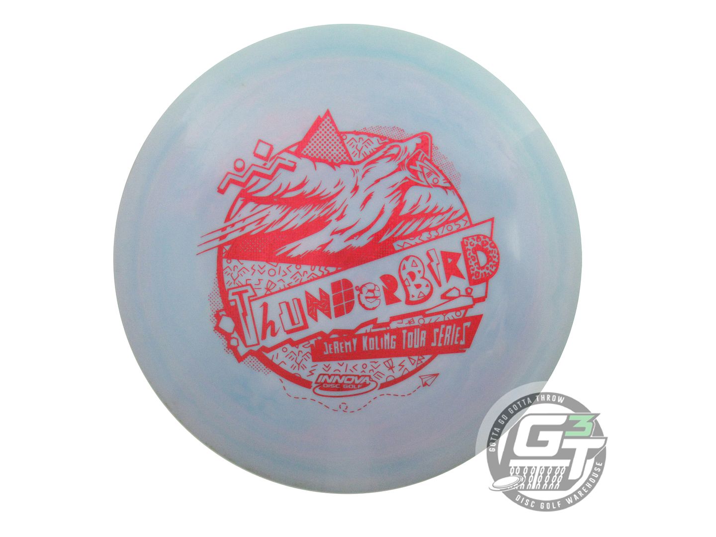 USED Innova [KOLING] Star Thunderbird 175g Teal Red Glitter Distance Driver Disc