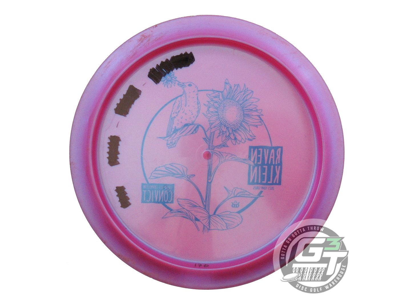 USED Dynamic Discs [KLEIN] Chameleon Lucid Ice Convict 174g Pink Driver Disc
