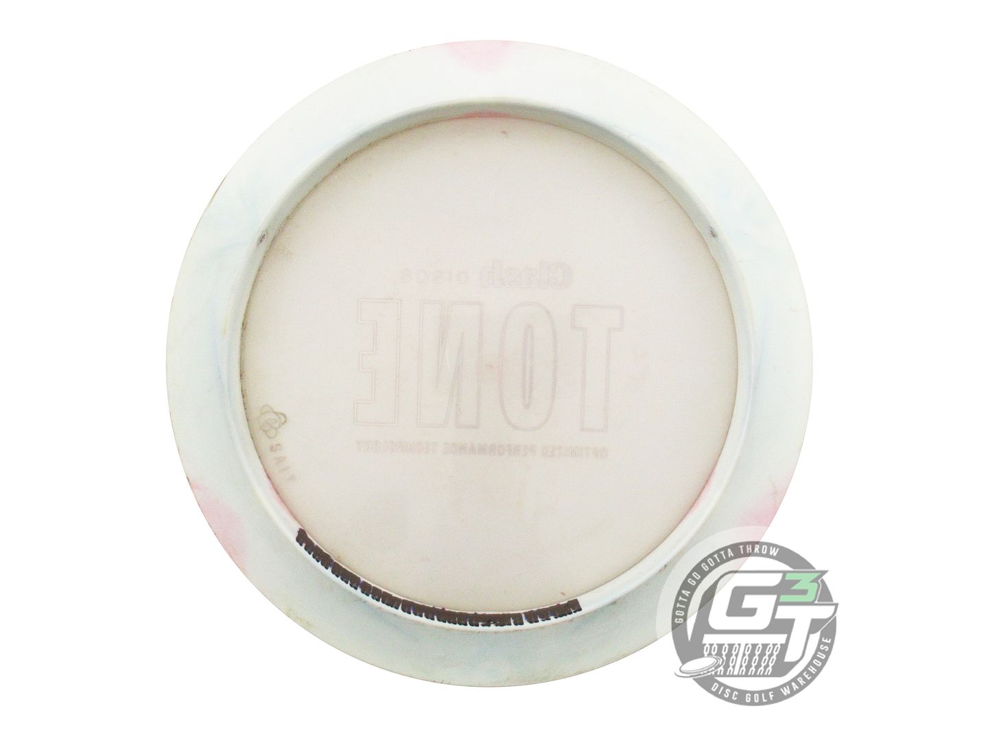 USED Clash Discs Tone Salt 174g White Distance Driver Golf Disc