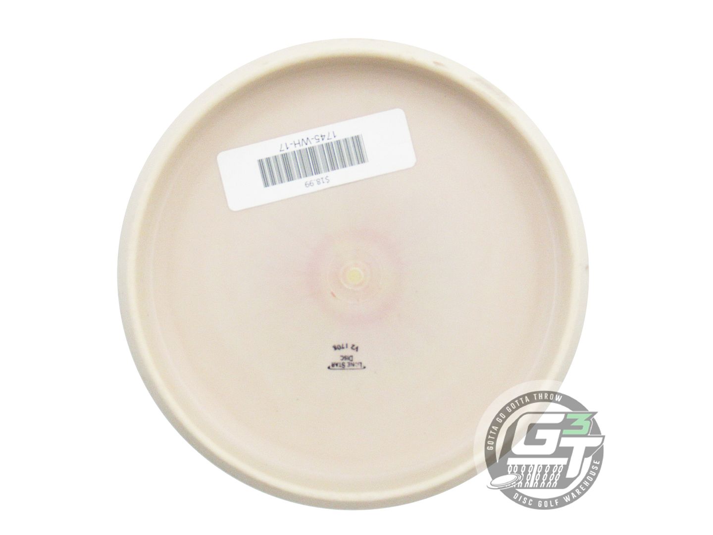 USED Lone Star Victor 2 Bluebonnet 170g Cream Black Stamp Putter Golf Disc