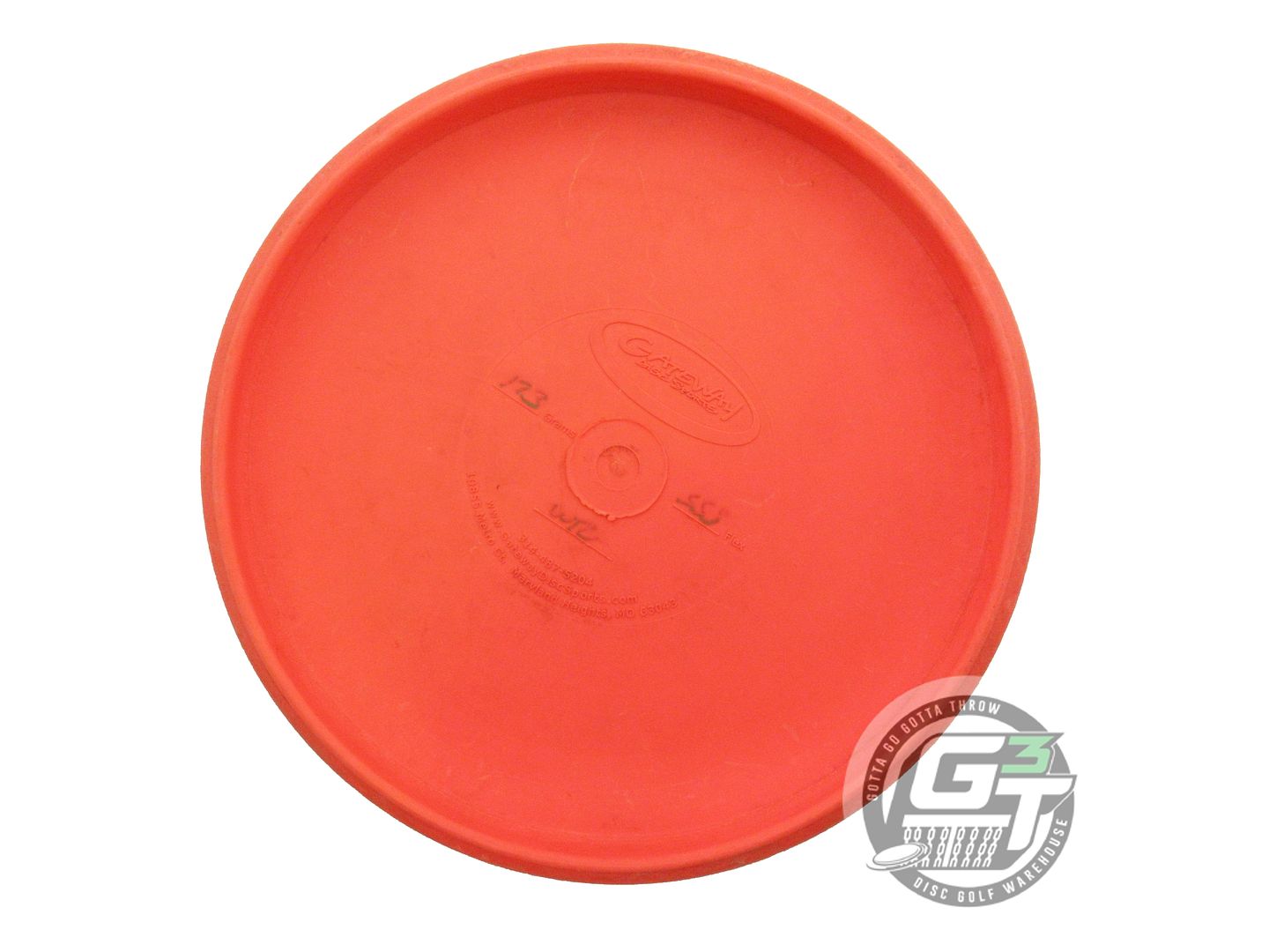 USED Gateway [MINNMARIJUANA] SureGrip SSS Wizard 173g Orange Putter Golf Disc