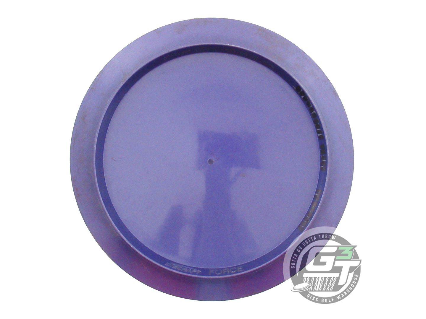 USED Discraft Big Z Force 175g Purple Silver Holo Foil Distance Driver Golf Disc