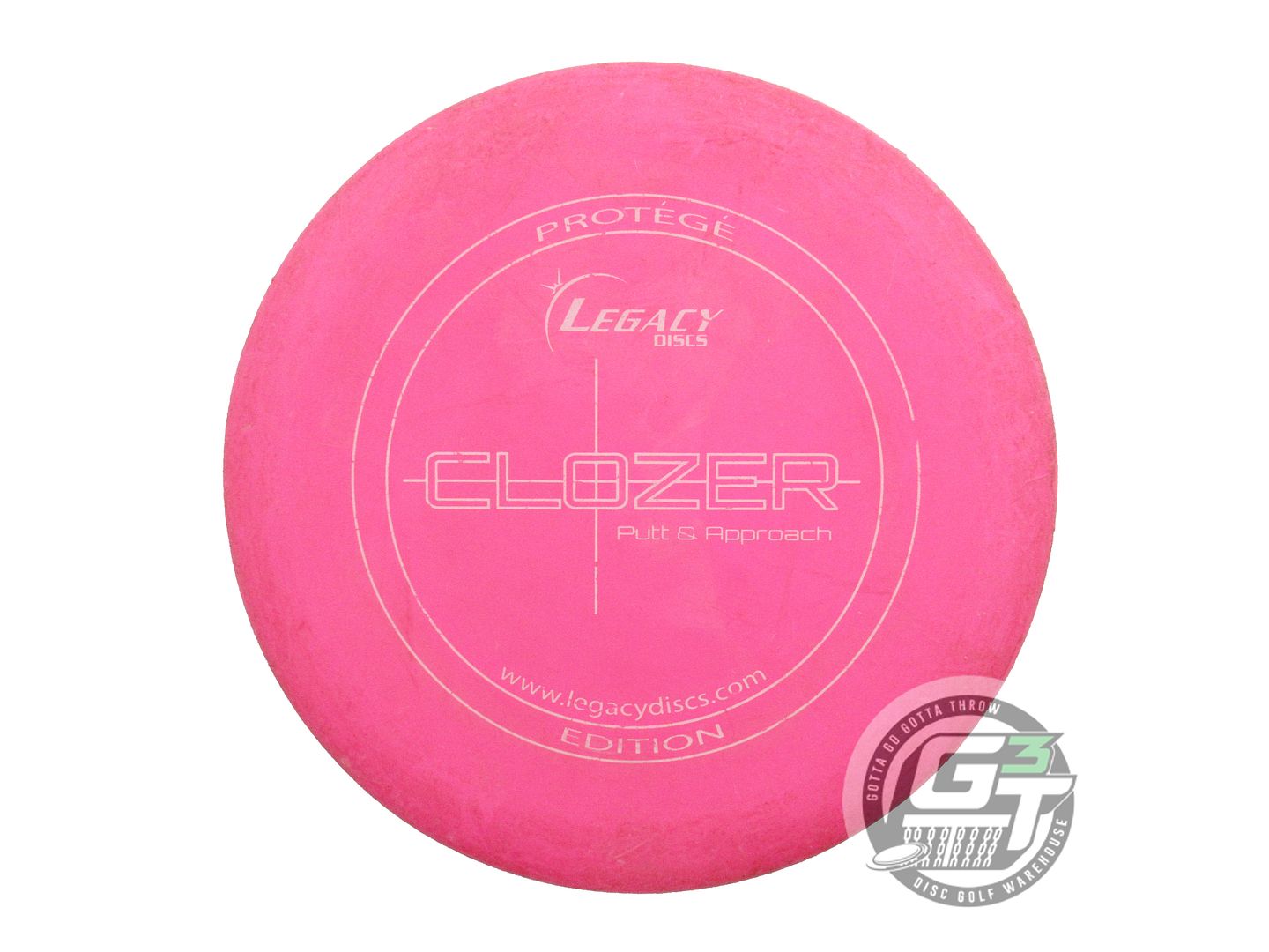 USED Legacy Discs Protege Clozer 173g Pink White Stamp Putter Golf Disc