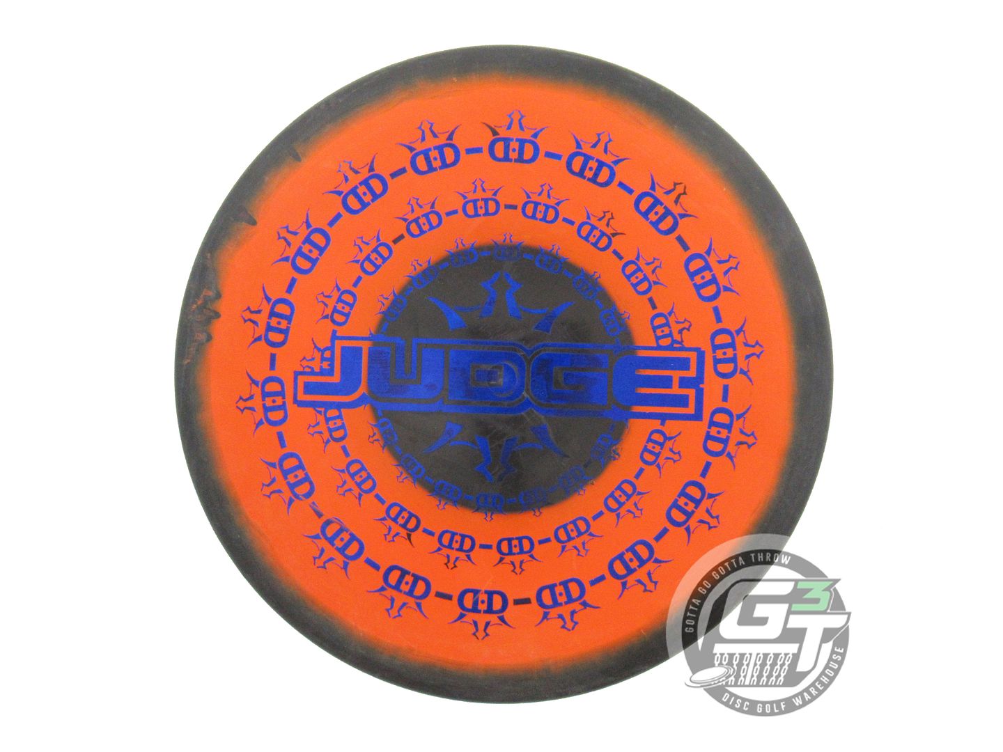 USED Dynamic Discs KALEIDO Classic Blend Judge 176g Black-Orange A Putter Disc