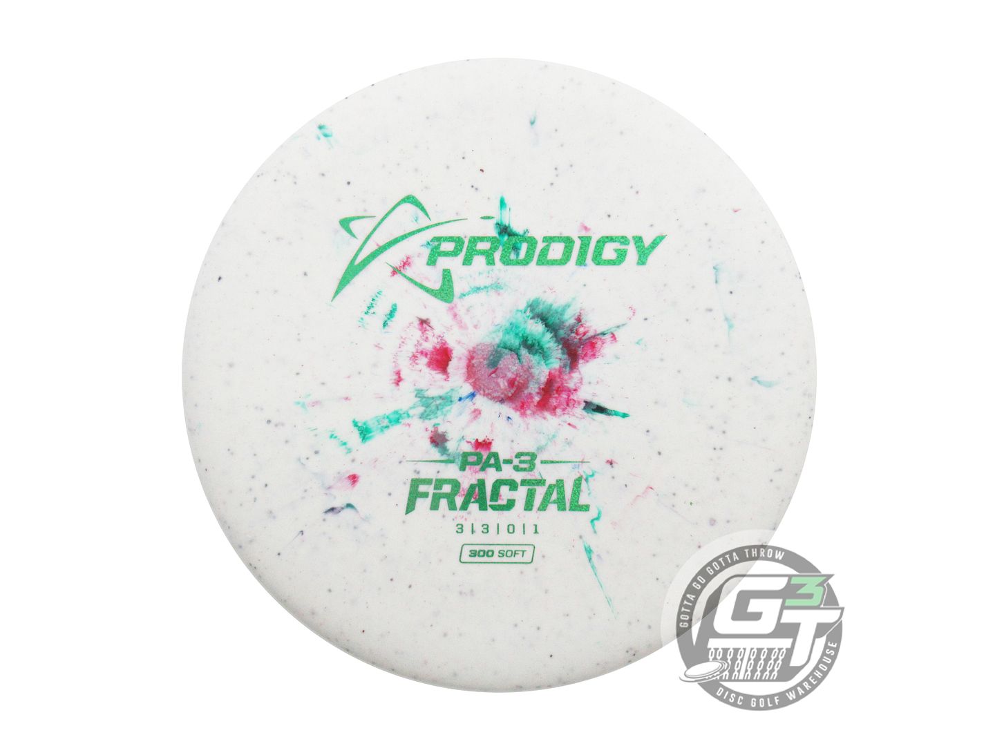 Prodigy 300 Soft Fractal PA3 Putter Golf Disc (Individually Listed)