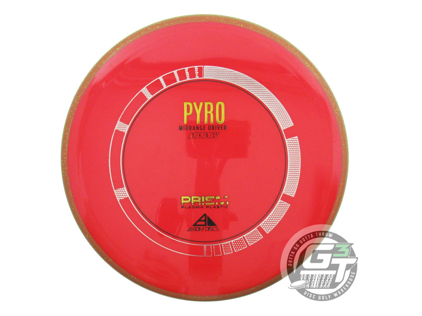 NOS Axiom Discs Classic Prism Plasma Pyro 175g Red Orange Rim Midrange Golf Disc