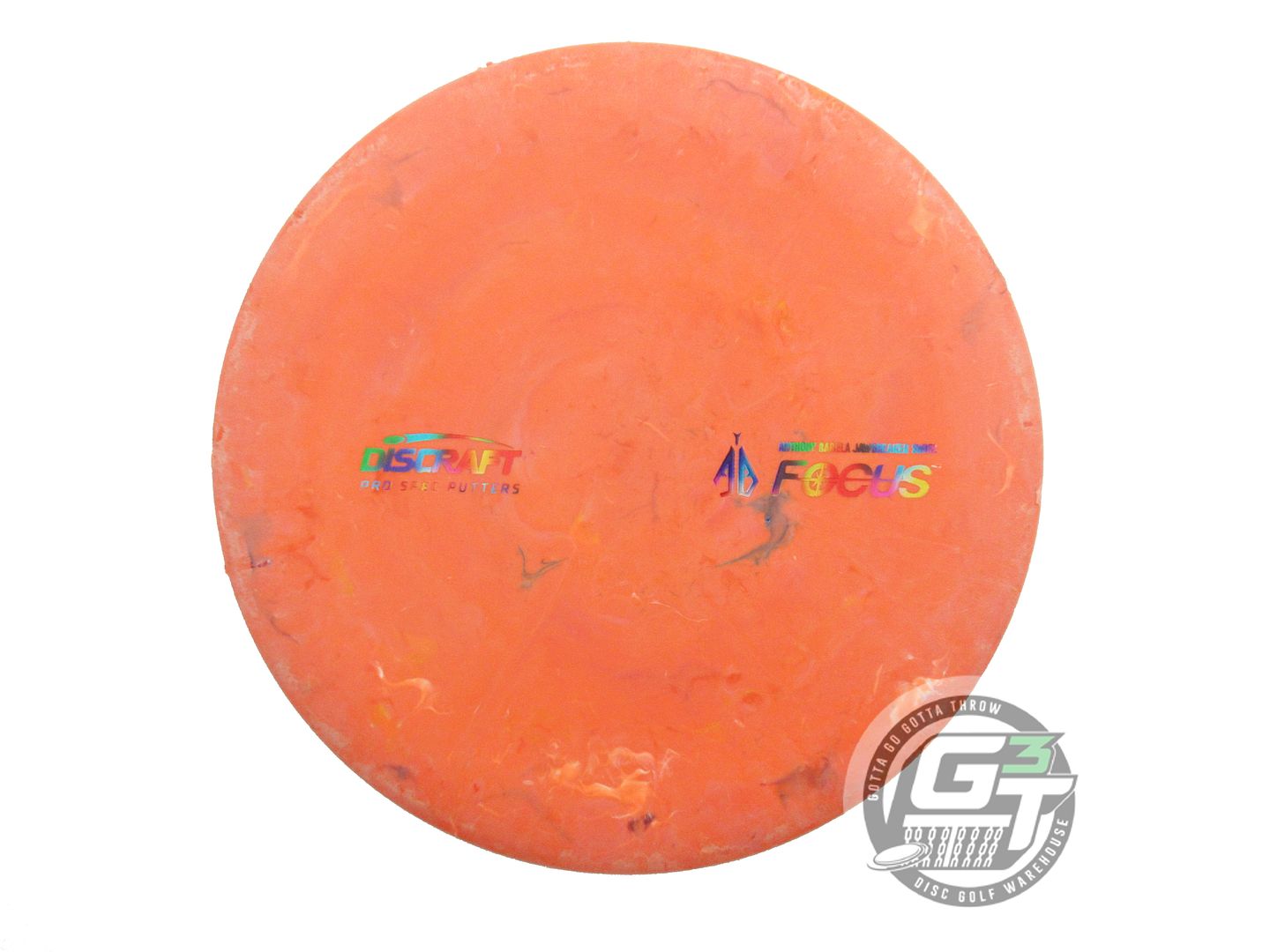 USED Discraft [BARELA] Jawbreaker Focus 177g Orange Putter Golf Disc