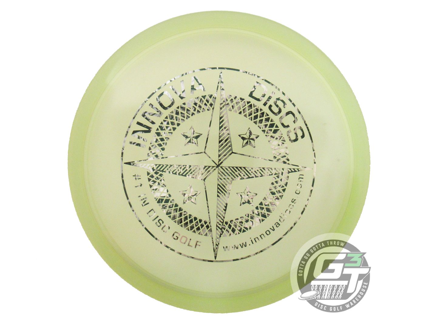 USED Innova FIRST RUN Champion VRoc 180g Lt. Yellow Snake Foil Midrange Disc