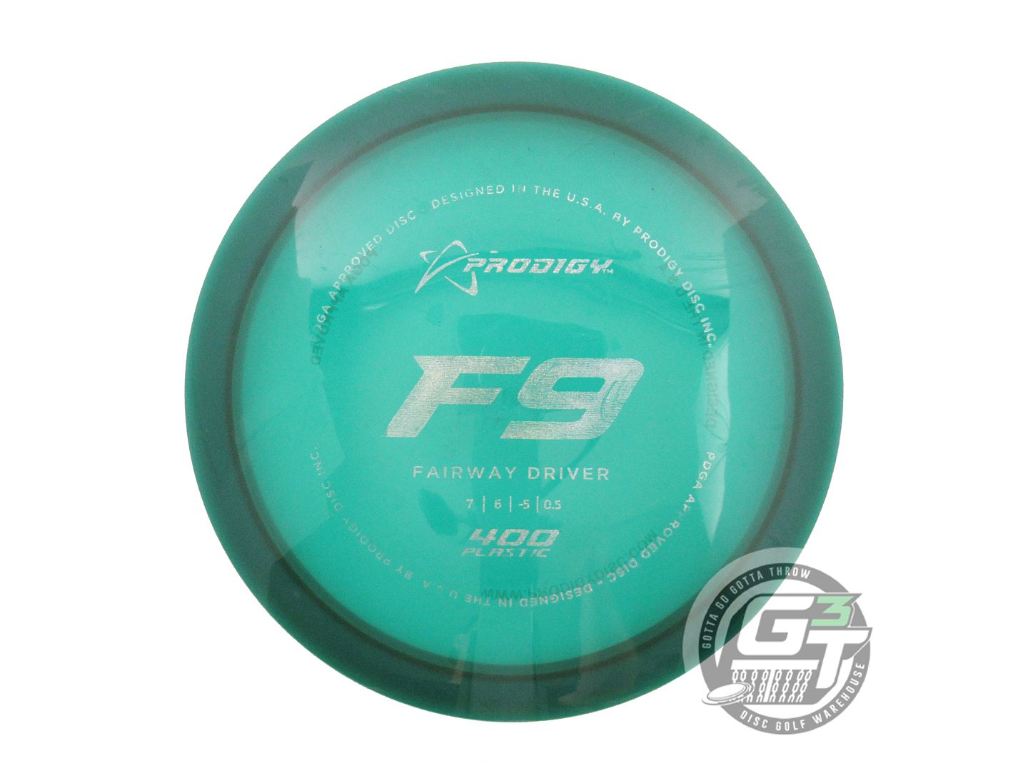 USED Prodigy Discs 400 F9 174g Green Glitter Foil Fairway Driver Golf Disc