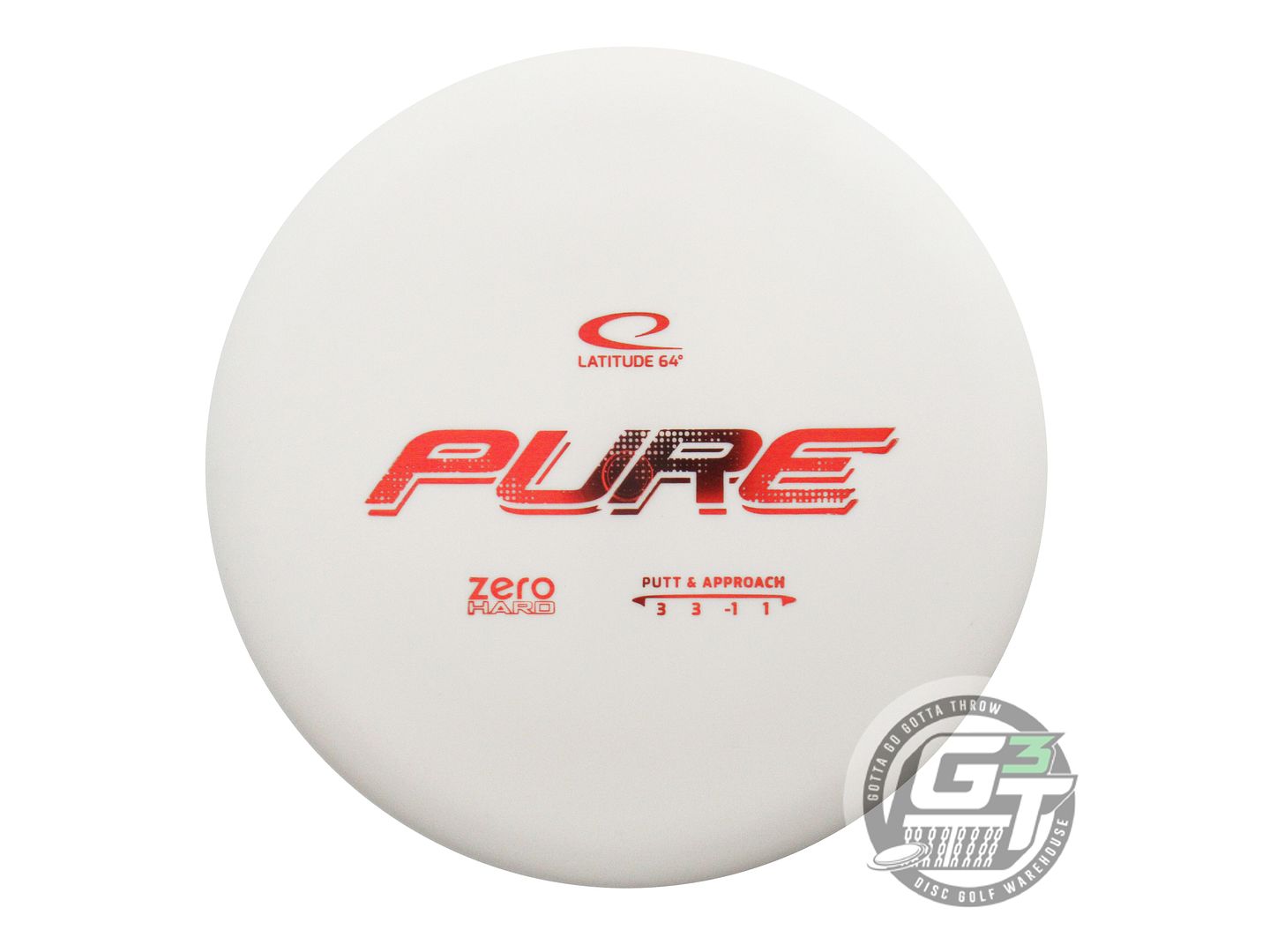 Latitude 64 Zero Line Hard Pure Putter Golf Disc (Individually Listed)