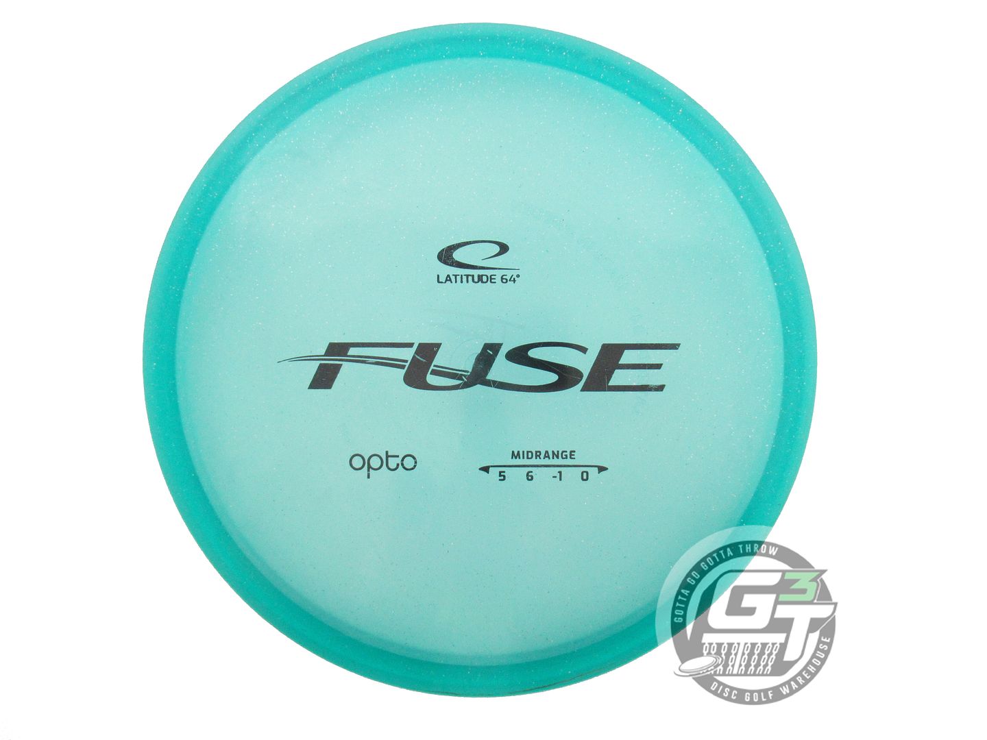 USED Latitude 64 Opto Fuse 176g Teal Black Stamp Midrange Golf Disc