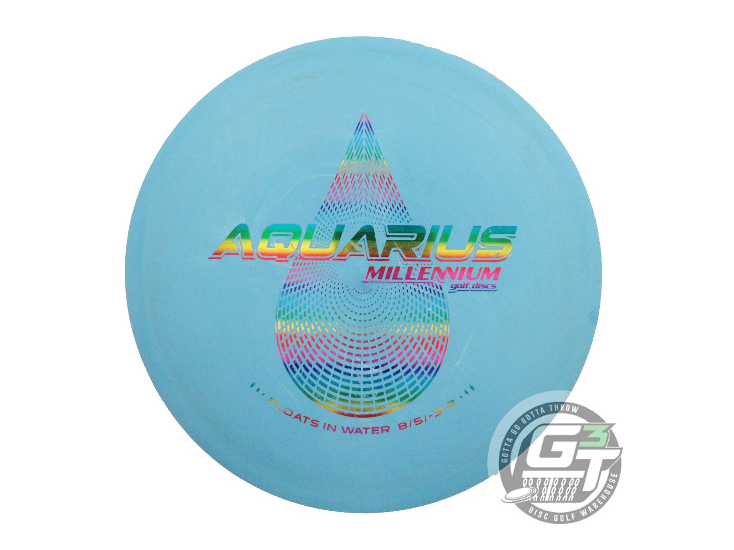 USED Millennium Standard Aquarius 152g Teal Rainbow Foil Distance Driver Disc