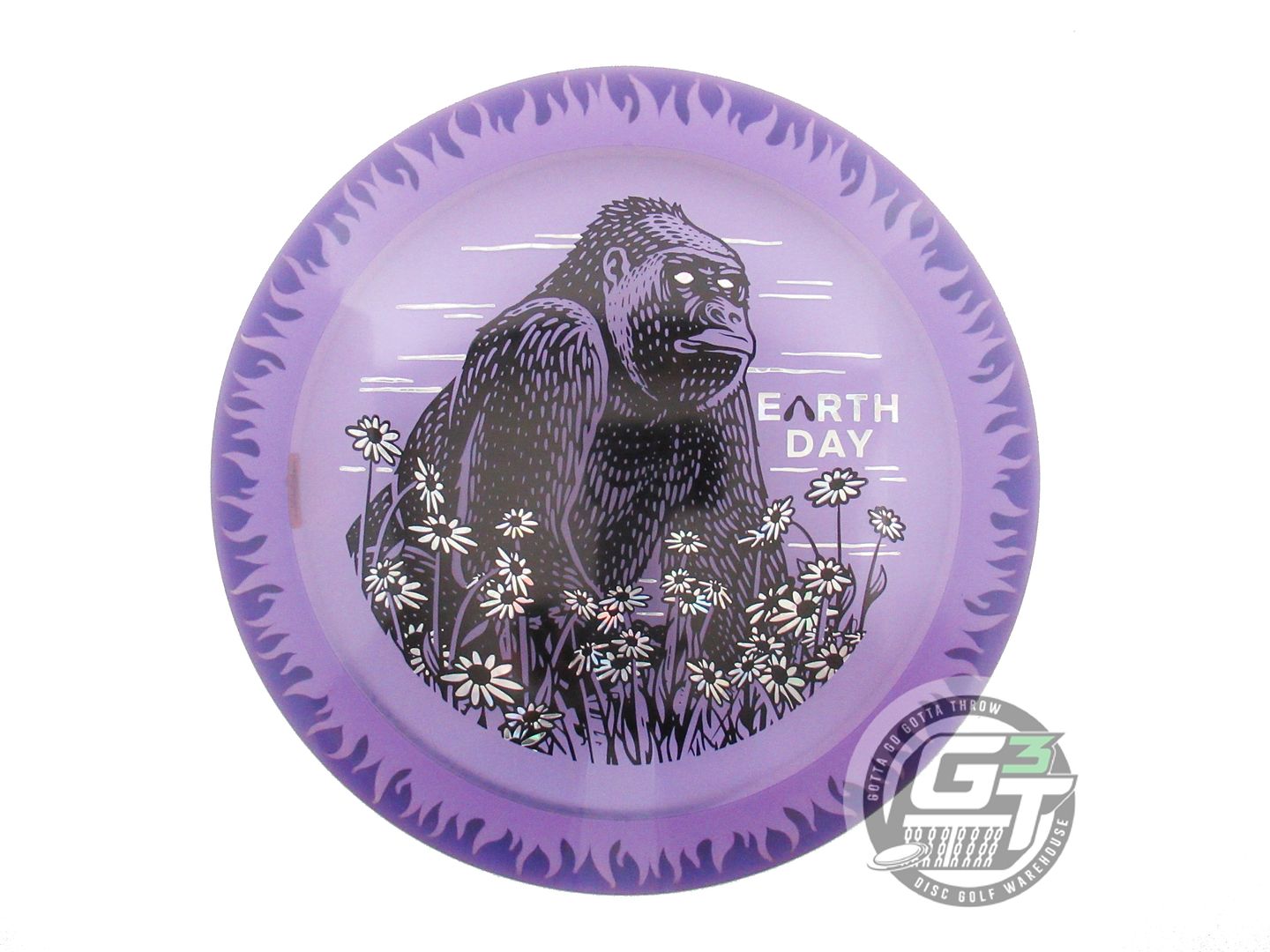 NOS Discraft FuZed Flame Scorch 176g Purple EARTH DAY Distance Driver Golf Disc