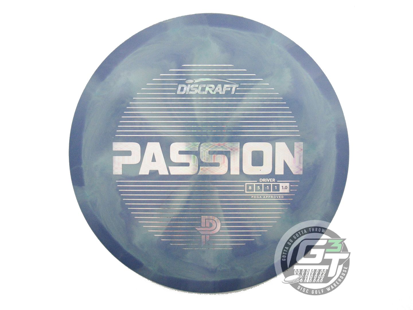 USED Discraft [PIERCE] ESP Passion 178g Blue-Seafoam Tron Foil Driver Golf Disc