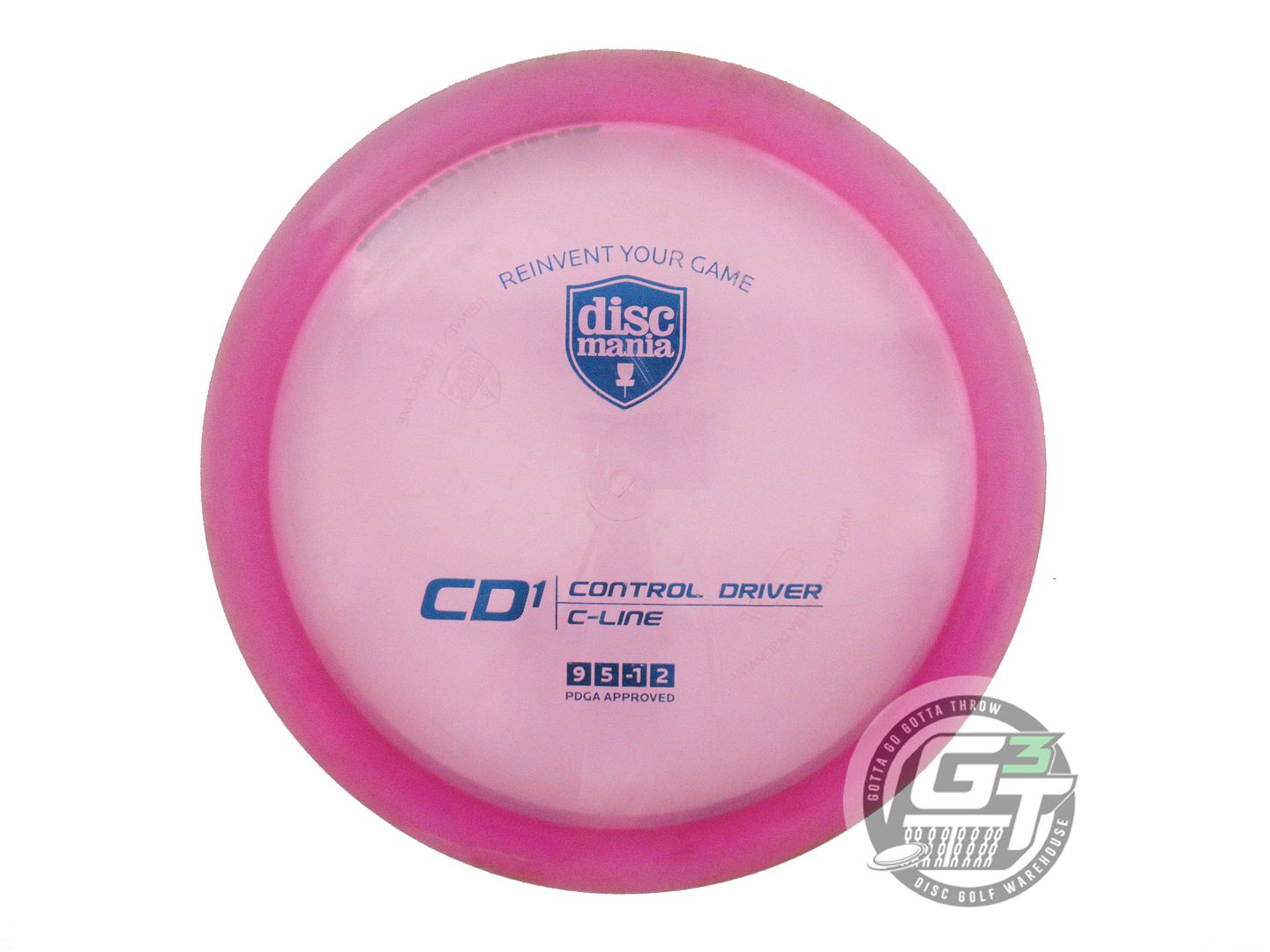 USED DiscMania C-Line CD1 174g Pink Blue Foil Distance Driver Golf Disc