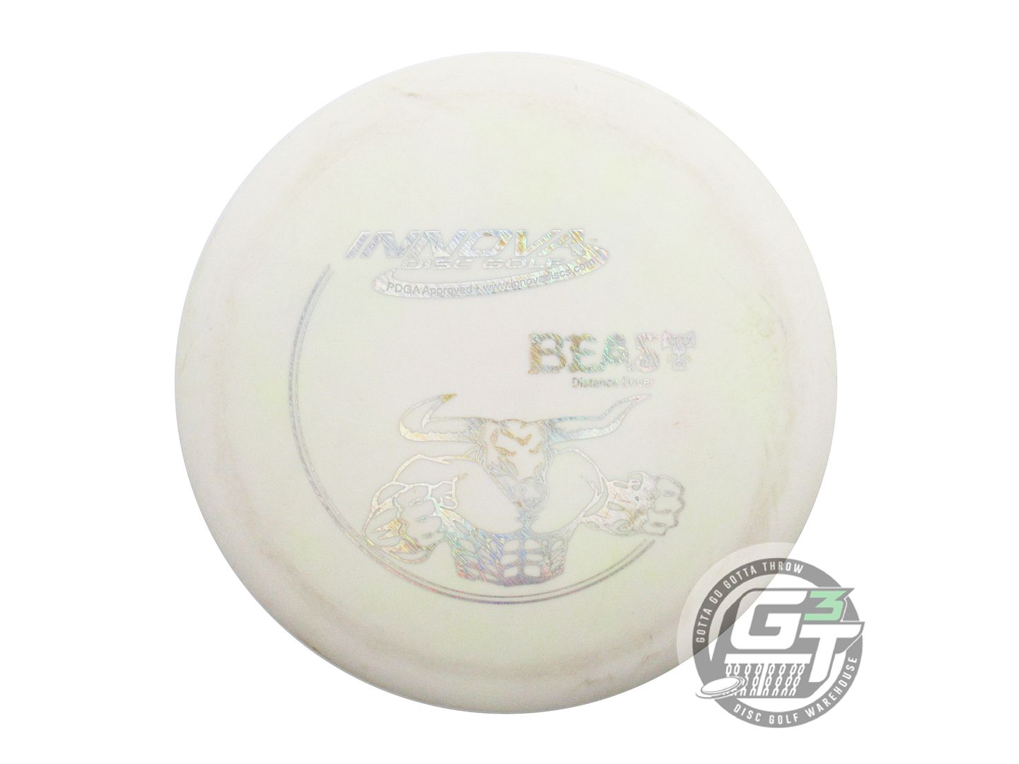 USED Innova DX Beast 171g White Silver Holo Foil Distance Driver Golf Disc